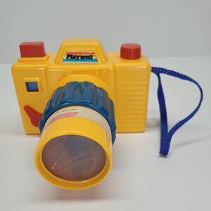 Vintage 80s Playwell Kaleidoscope Camera Toy Musical Photo - Rare Find!